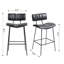 Ensemble de 2 tabourets de bar Palgrave avec pieds en métal noir-2086312953-2086312952