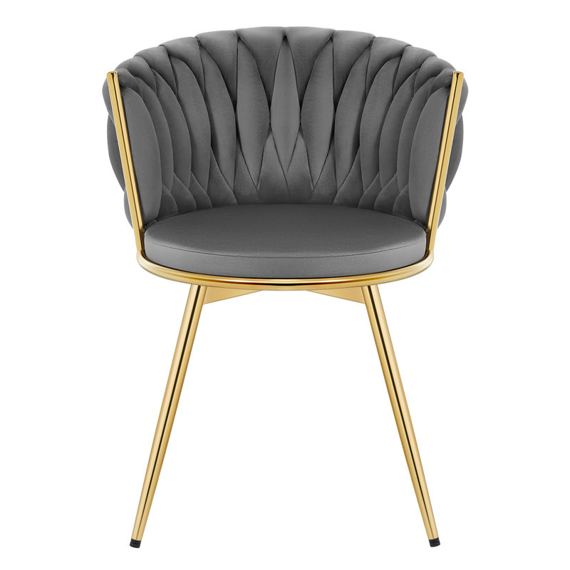 Dining Room Chairs, Kitchen Chairs, Living Room Chairs, With Metal Frame, Ergonomic, 360° Rotation, For Kitchen, Living Room, Balcony, Velvet Seat
