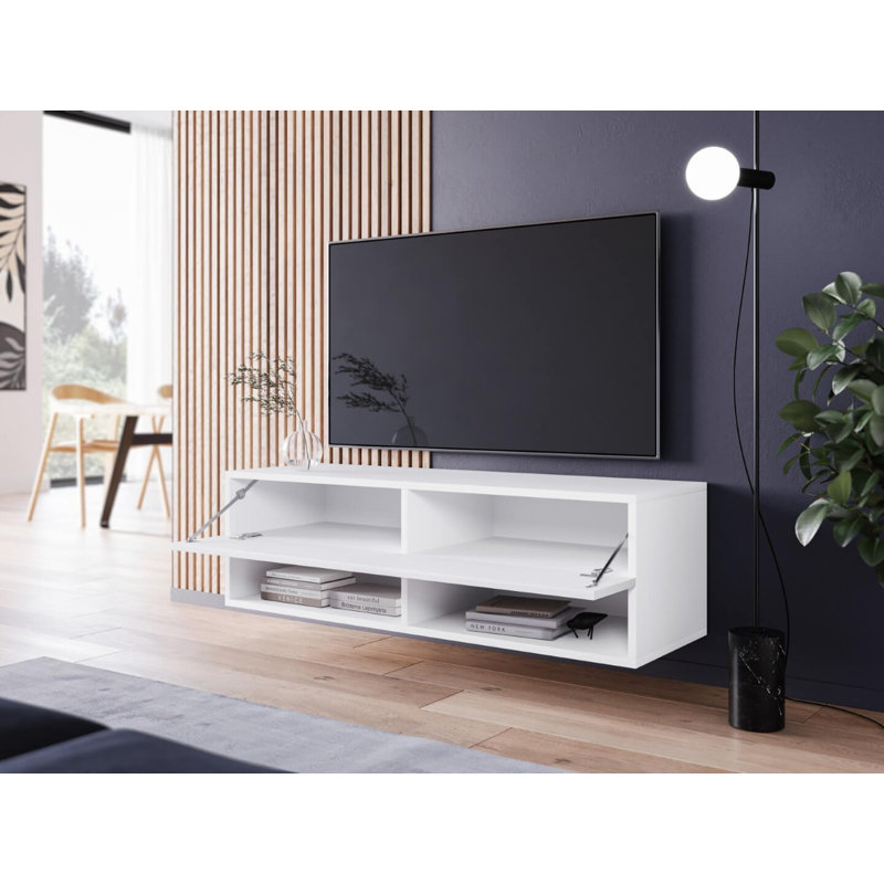 Hussing Unfinished TV Stand for TVs up to 49", White
