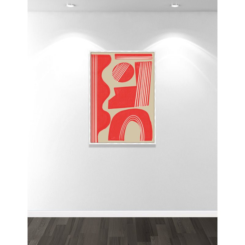 Imprimé Rosalinda par Miuus Studio, White Woodgrain, L 29,5 po x H 41,5 po, Framed Print