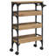  Kitchen Trolley Engineered Wood Cart Mobile Unit Organizer Storage-1403310160