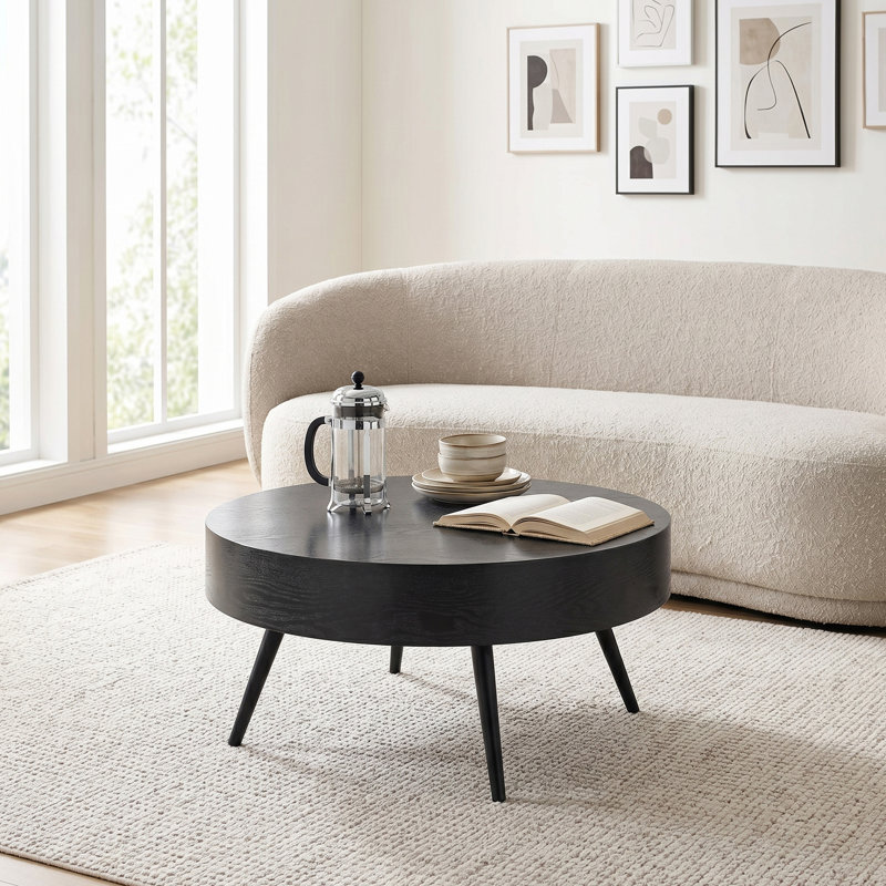 Coffee Table, Black, Wood