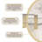 Modern Wooden Imitation Marble Counter Top Console Table With Open Storage Shelf