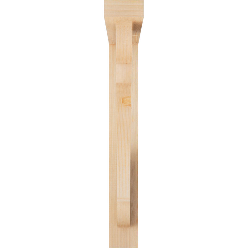Support de bloc olympique avec entretoise décalée, 26 x 26, Sapin Douglas de l 3 1/2 (lisse)