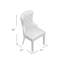Chaise d'appoint rembourrée et capitonnée Jolliff-22814841