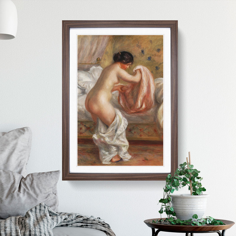 Rising - Picture Frame Graphic Art, 65cm H x 48cm W x 2cm D, Walnut Framed