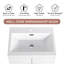 Meuble-lavabo simple 24 po avec plateau en résine-1351930679