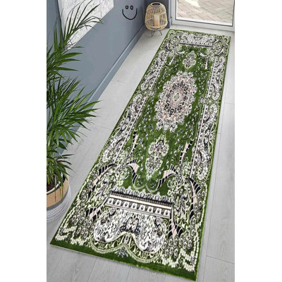 Runner Floral Area Rug