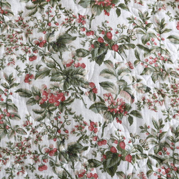 Laura Ashley Bramble Floral Reversible Quilt Set