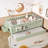 Twin Size Bed with Built-in Bookshelves, Small Staircase, High-Quality Safety Rails & Trundle, White-373334173-373334171