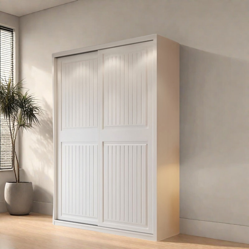 Garde-robe simple de couleur unie, H 86,61 po x l 39,37 po x P 24,41 po