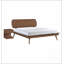 Mobilier de chambre à coucher de style campagnard pleine grandeur avec tête de lit ovale 1pc-115142115