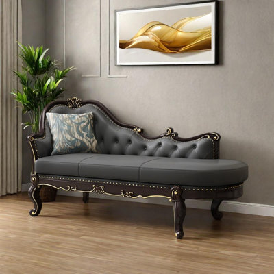 Hand-carved solid wood chair
