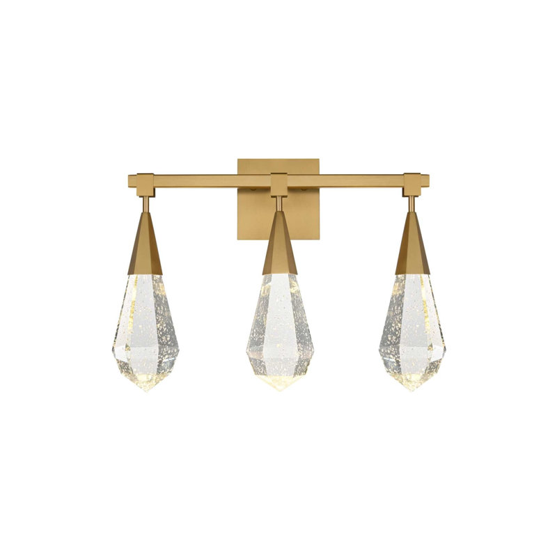 Applique murale 19,5 pouces Camargo, Satin Gold