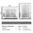 Abriele Wall Mount Bathroom Mirror with LED Lights, 3 Color Mode Lights,  Defogger, Memory Function, Dimmer-1155950031