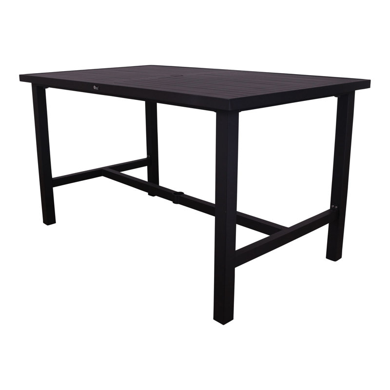 Table de bar en aluminium