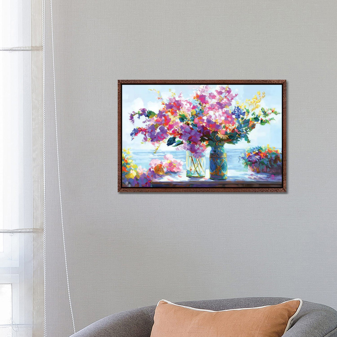 Blossoms Amidst The Ocean Breeze von Leon Devenice - Gallery-Wrapped Canvas Giclée on Canvas