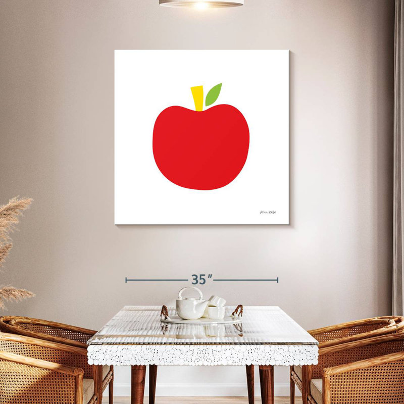 Yarlin Red Apple, 39" H x 39" W