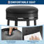 Faux Leather Swivel Accent Chair-1156174384-1156174389