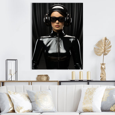 Rétro femme futuriste, photo I - art mural Chanel