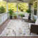 Machine Washable Indoor/Outdoor Bourkelands ACN2334 Floral Rug