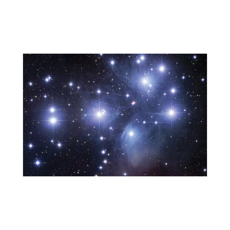 M45, The Pleiades (Seven Sisters) by Robert Gendler - Wrapped Canvas Print, 101.6 cm H x 66.04 cm W x 1.91 cm D