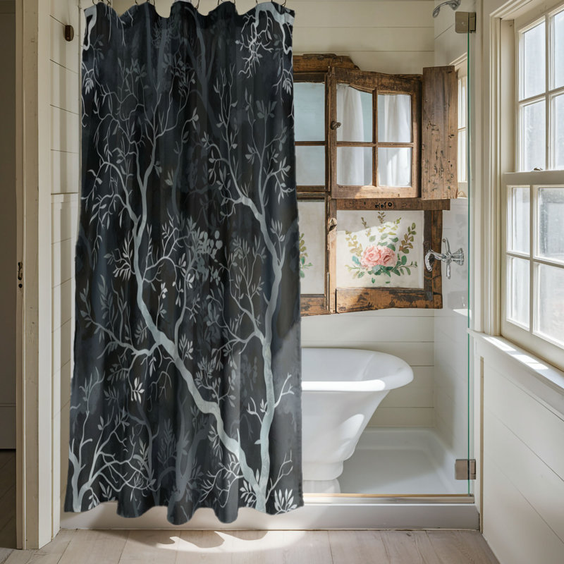 Gothic Marigold - Premium Shower Curtain, 74"H x 71"W