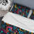 Neon Futuristic Lined Mirage Geometric Shapes Duvet Cover-151427711