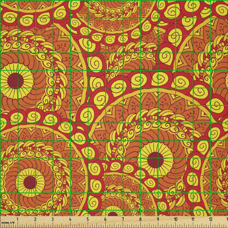Dasianae Middle Eastern Enchanted Circles Multi-Purpose Fabric