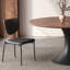 Ensemble de table ronde en bois massif de style américain-110828374
