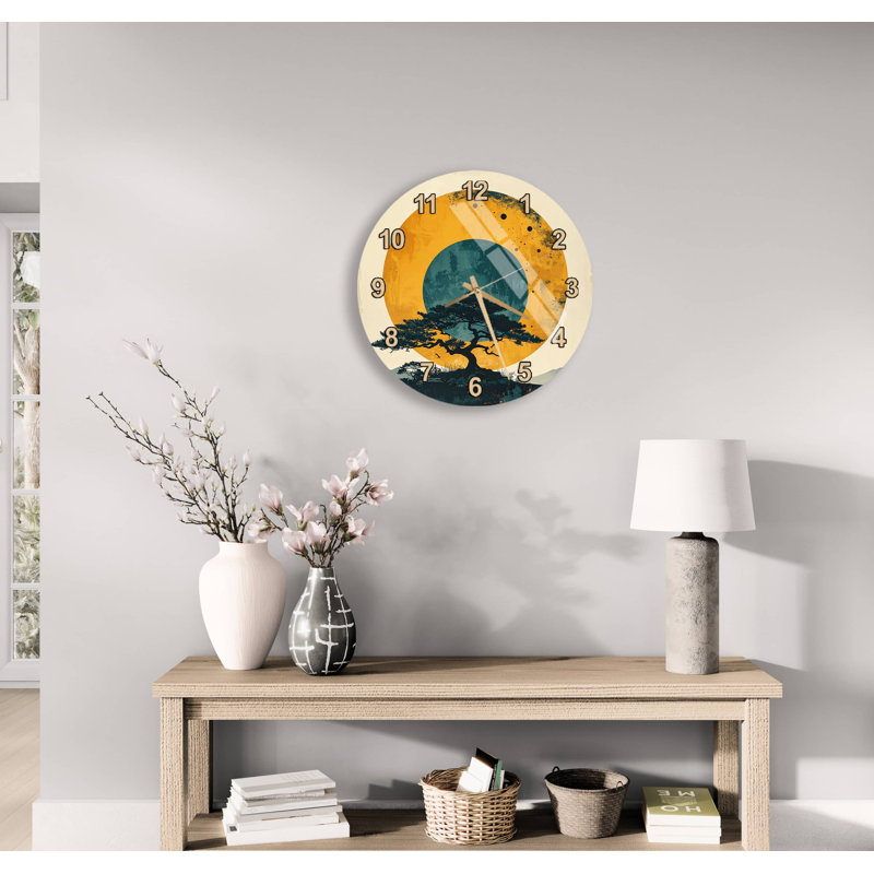 Horloge murale Modern Modern, Blanc anglais, 10 pouces