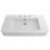 BOCCHI Parma 19.69'' Fireclay Rectangular Bathroom Sink with Overflow