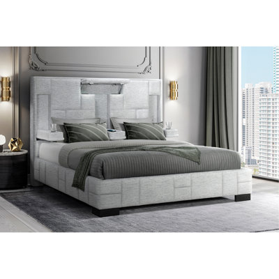 Lit Queen Gris