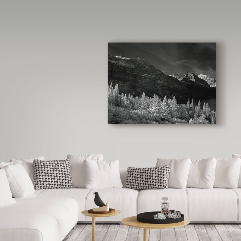 «Glacier Park I» par Garv, reproduction de photo sur toile tendue, H 35 po x l 47 po x P 2 po