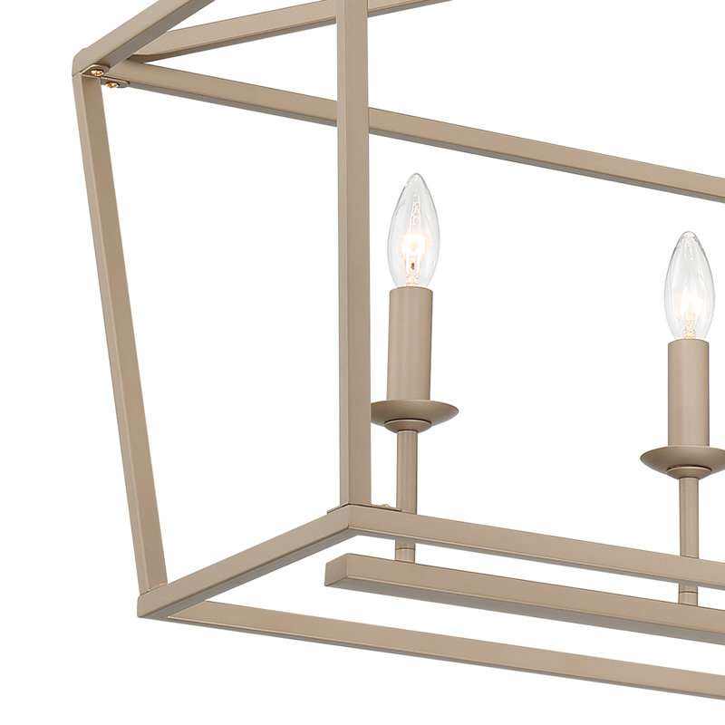 Abrianna 6 - Light Kitchen Island Pendant, Brass Dust
