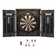 Sports Paris LED Lighted Bristle Dartboard and Cabinet Set with Darts