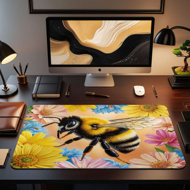 Polyester Desk Pad, 23.6x13.8