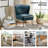Euclid Faux Leather Chair With Metal Base-1978972596