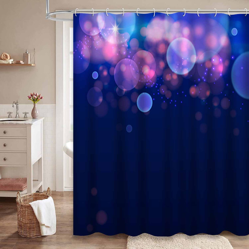 Rideau de douche foncé à 12 crochets, L 72 po x l 84 po