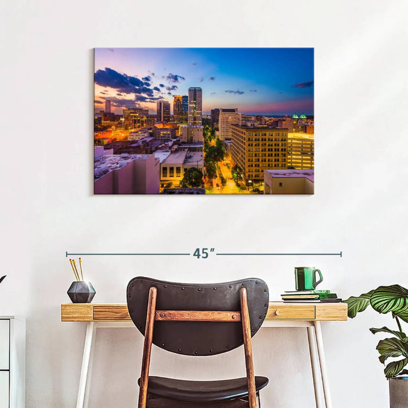 Sireci Birmingham Cityscape, 24" H x 36" W