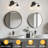 Airabelle Bathroom Vanity Lighting With Clear Shades Dimmable Bathroom Light Fixtures-940530738-952232147
