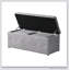 Ensemble de repose-pieds rectangulaire 1 pièce en tissu de lin avec 2 repose-pieds