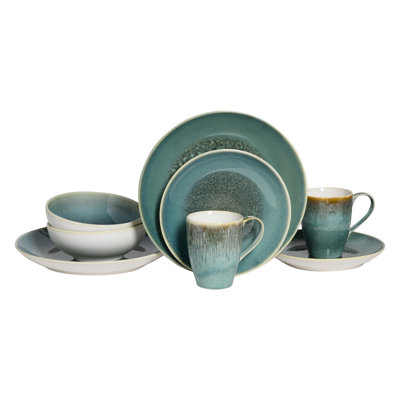 Creatable 25864, Caldera Sand collection, 8 piece dinnerware set