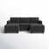 Anureet U Shaped Modular Sectional Sofa with Storage Ottman