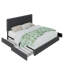 Lit plateforme avec rangement 4 tiroirs et tête de lit ajustable Deyani-813383060-813383061