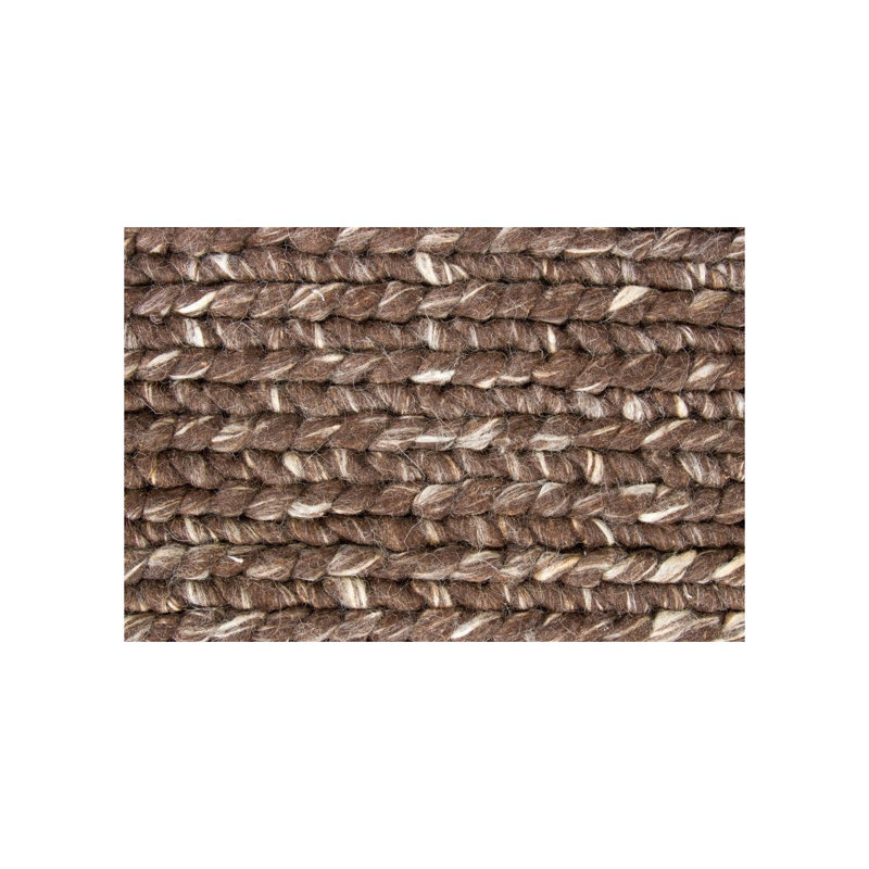 Tapis brun foncé Reisinger, 9 pi x 13 pi