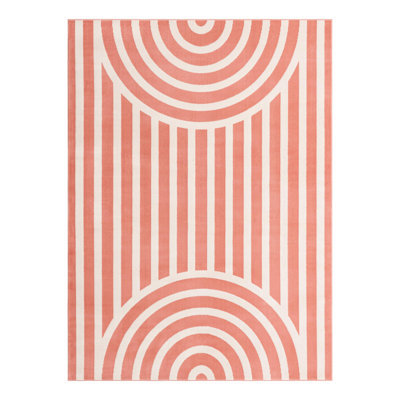Unique Loom Lines Whimsy Kids Rug