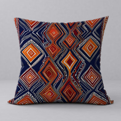 Abstract Reversible Throw Pillow