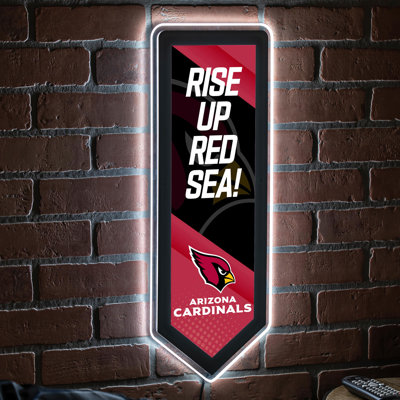 NFL LED Pennant Shaped Lighted Wall Sign