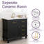Meuble-lavabo autoportant 36 po avec comptoir en céramique, cadre en bois massif, tablette réglable 36 po-711408324-711408327